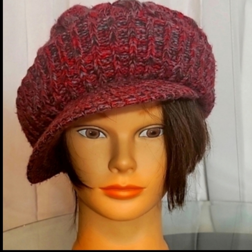 David and Young Knitted Newsboy Cap